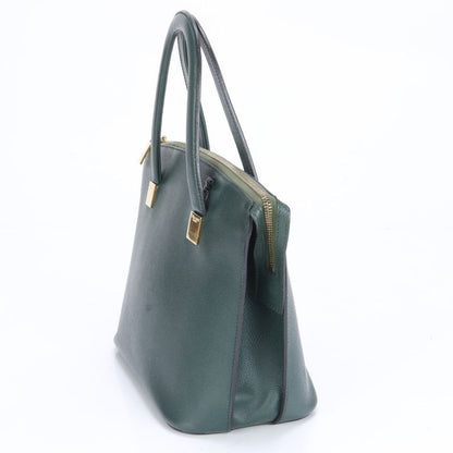 Celine Leather Tote Bag Hand Top Handle Shoulder Gold Hardware Women's RRE