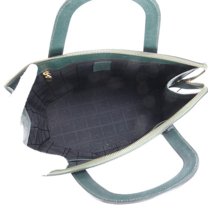 Celine Leather Tote Bag Hand Top Handle Shoulder Gold Hardware Women's RRE