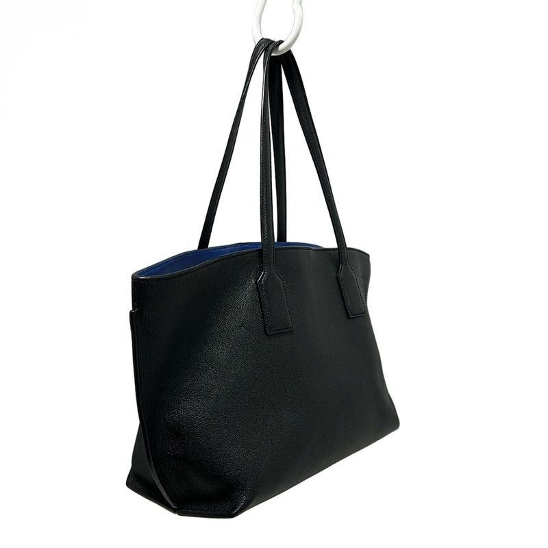 Loewe Tote Bag T-shopper Bag Black Leather