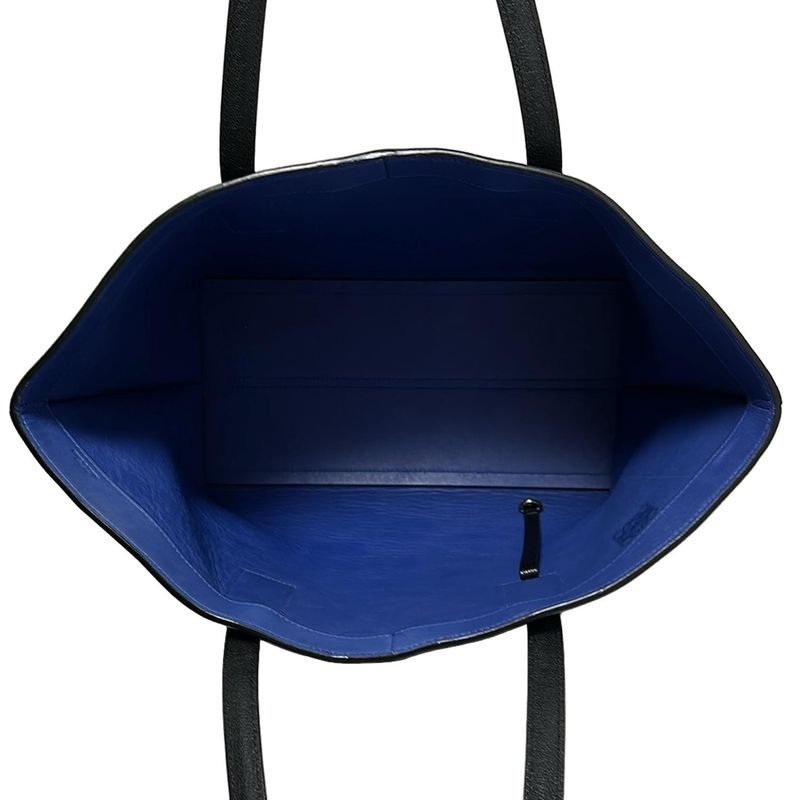 Loewe Tote Bag T-shopper Bag Black Leather