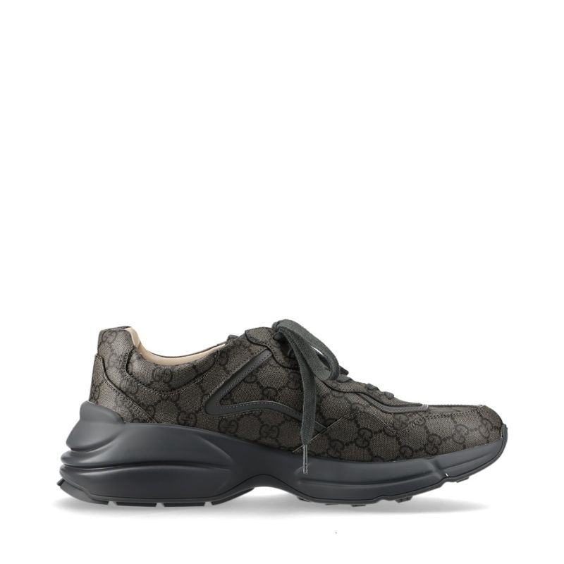 Unused Gucci GG Supreme Lighton Leather Low Cut Sneakers Lace Up Shoes 11