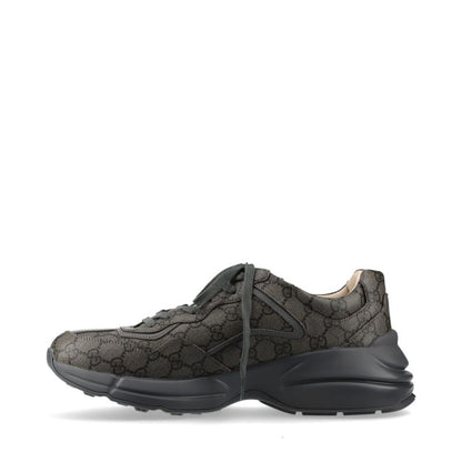 Unused Gucci GG Supreme Lighton Leather Low Cut Sneakers Lace Up Shoes 11