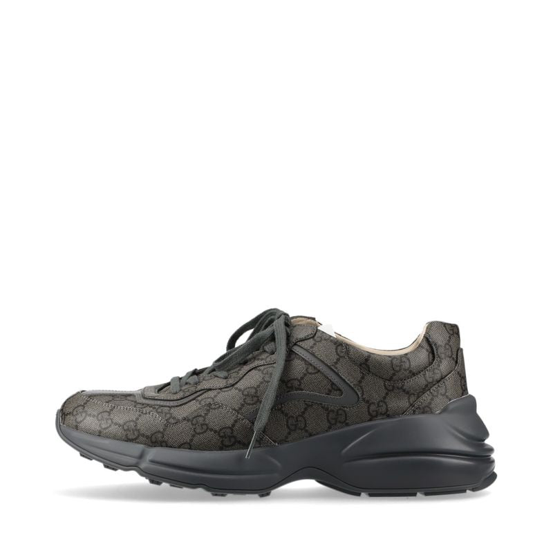 Unused Gucci GG Supreme Lighton Leather Low Cut Sneakers Lace Up Shoes 11