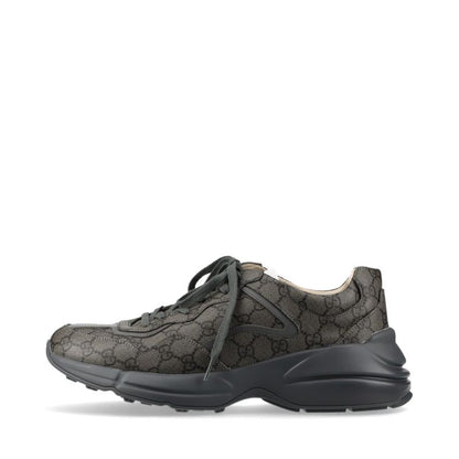 Unused Gucci GG Supreme Lighton Leather Low Cut Sneakers Lace Up Shoes 11