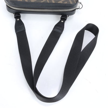 Fendi Zucca Camera Case Small Leather 2WAY Shoulder Bag Crossbody Body Waist