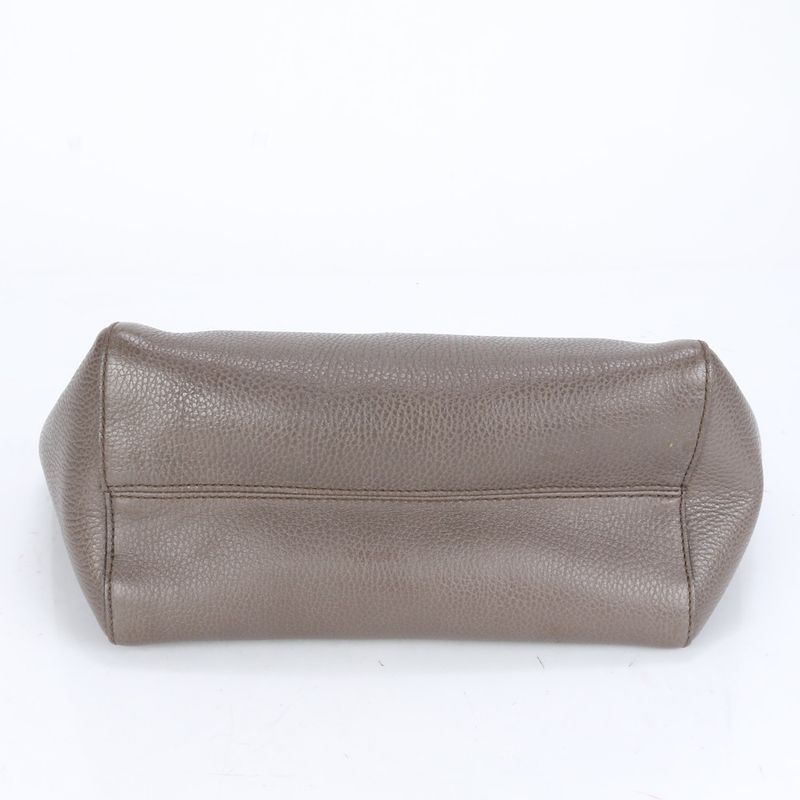 Gucci GG Interlocking G Swing Tote Bag Leather Shoulder Hand A4 Brown 354408