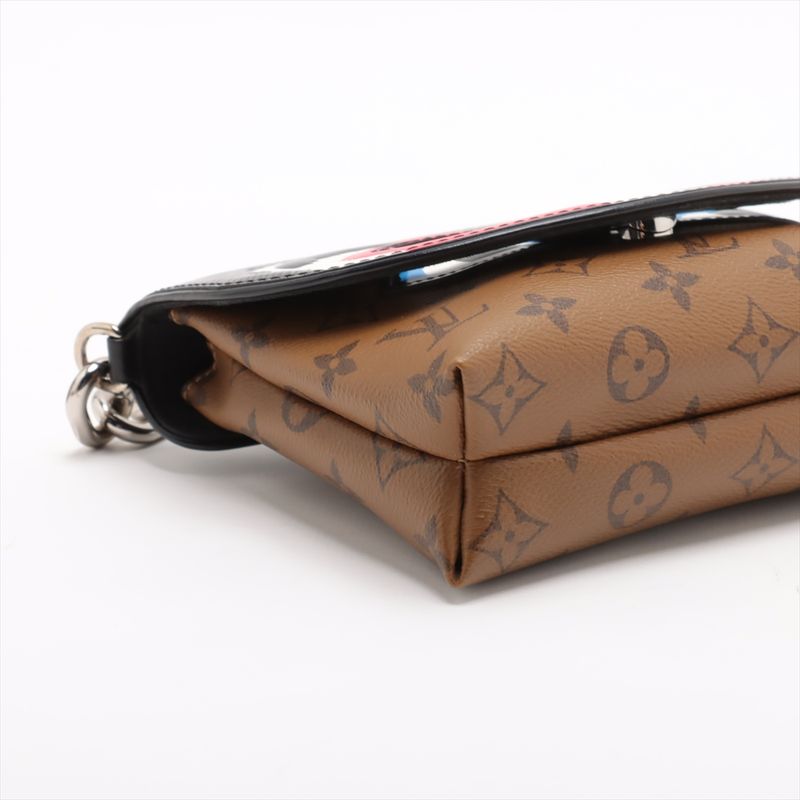 Louis Vuitton Kansai Yamamoto Monogram Pochette Kabuki Mask M43532 Shoulder Bag