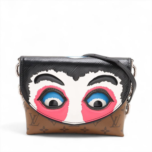 Louis Vuitton Kansai Yamamoto Monogram Pochette Kabuki Mask M43532 Shoulder Bag