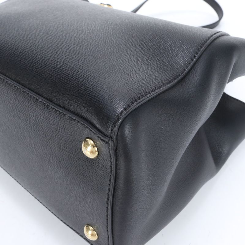 Fendi Petit Toujours Leather 2WAY Shoulder Bag Crossbody Hand 8bh253 Women ECE