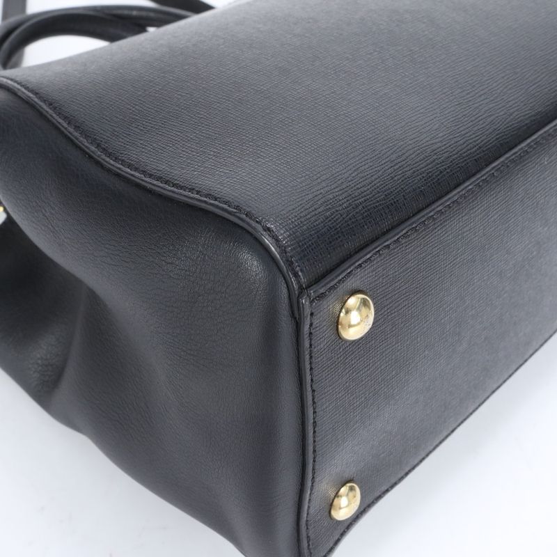 Fendi Petit Toujours Leather 2WAY Shoulder Bag Crossbody Hand 8bh253 Women ECE