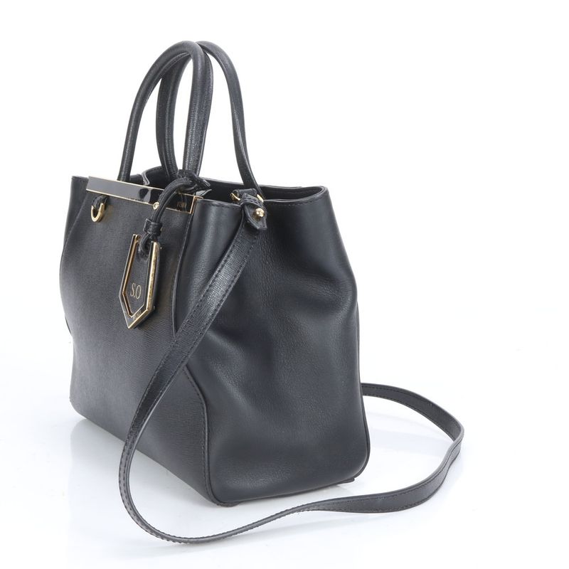 Fendi Petit Toujours Leather 2WAY Shoulder Bag Crossbody Hand 8bh253 Women ECE