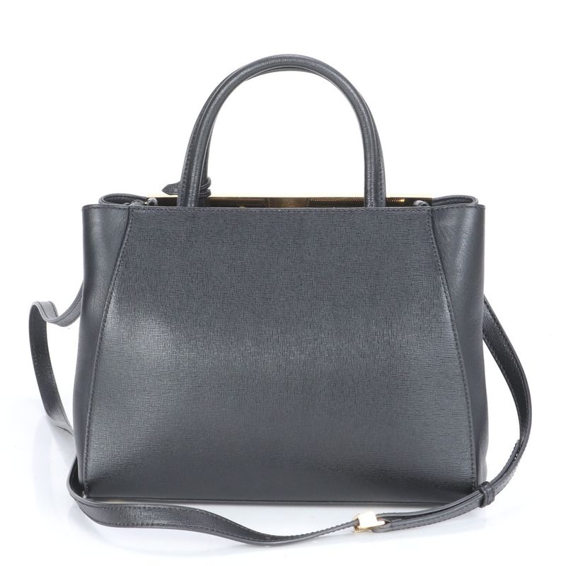 Fendi Petit Toujours Leather 2WAY Shoulder Bag Crossbody Hand 8bh253 Women ECE