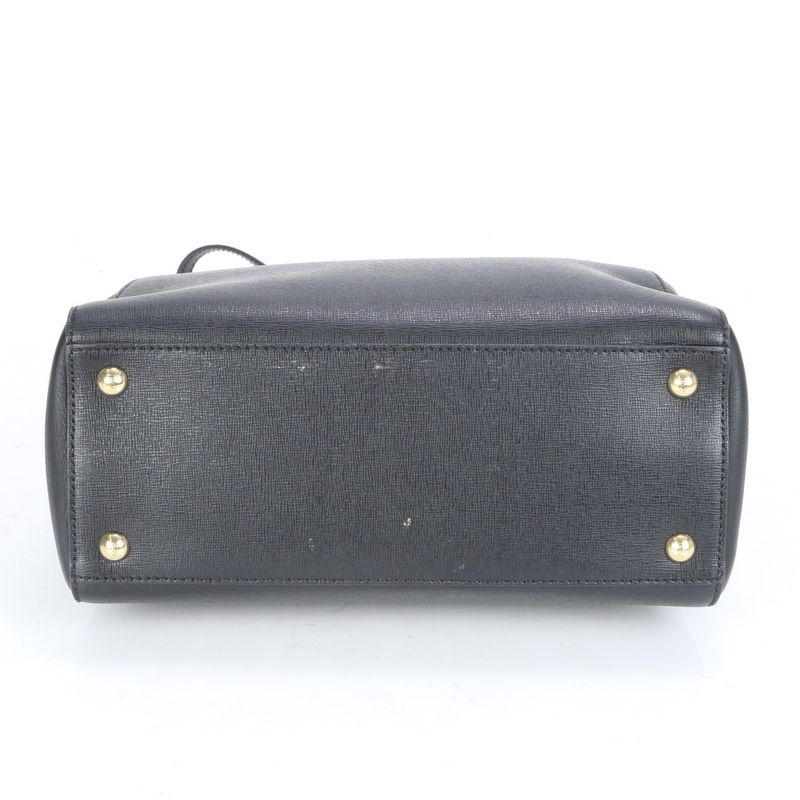 Fendi Petit Toujours Leather 2WAY Shoulder Bag Crossbody Hand 8bh253 Women ECE