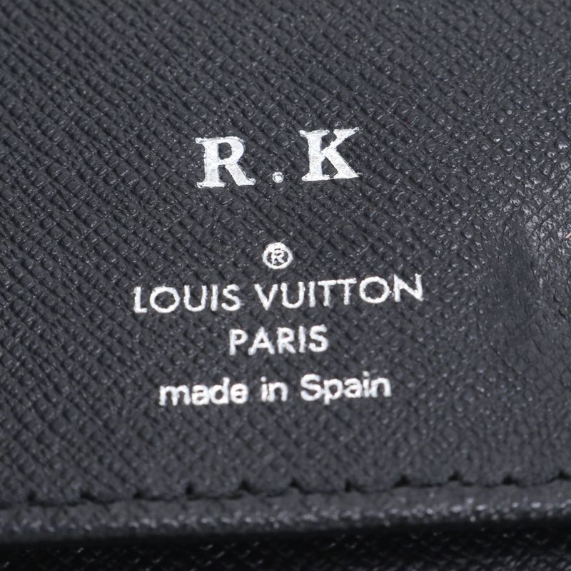 Louis Vuitton Damier Graphite Zippy Wallet Vertical N63095 Leather Long Wallet