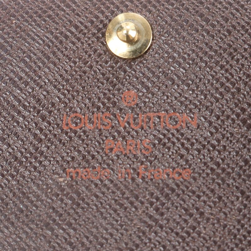 Louis Vuitton Damier Multicles 6 Leather 6 Key Case Key Ring N62630 Brown Card