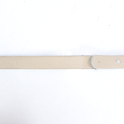 Fendi Strap You Leather Shoulder Strap Tote Bag Purse Beige Silver Hardware