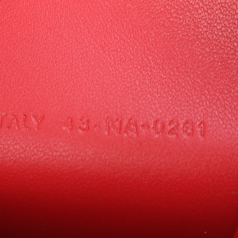 Unused Christian Dior Caro Heart Cannage Chain Leather Shoulder Bag Pouch