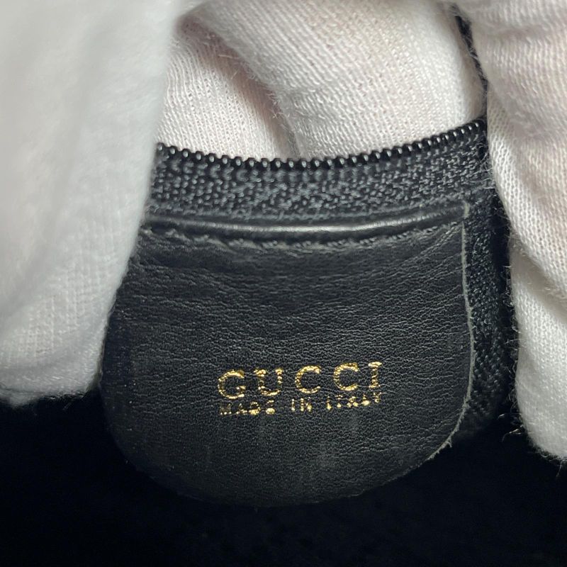 Vintage Old Gucci Bamboo Leather Backpack Sac Backpack Shoulder Bag Women EEE