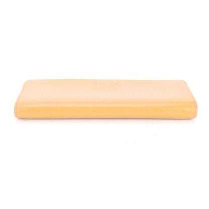 Celine Leather Long Wallet Long Wallet Round Zipper Bifold Ladies RUE Cp6-5