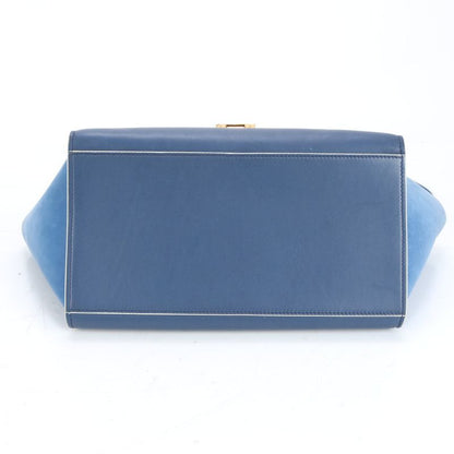 Celine Trapeze Small Leather 2WAY Shoulder Bag Shoulder Tote Hand Gold Hardware