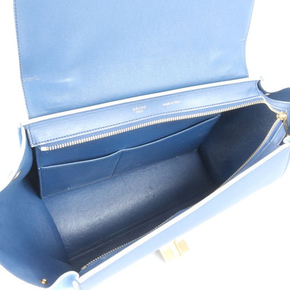 Celine Trapeze Small Leather 2WAY Shoulder Bag Shoulder Tote Hand Gold Hardware