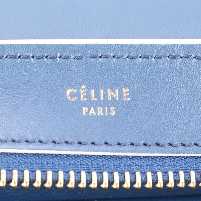 Celine Trapeze Small Leather 2WAY Shoulder Bag Shoulder Tote Hand Gold Hardware