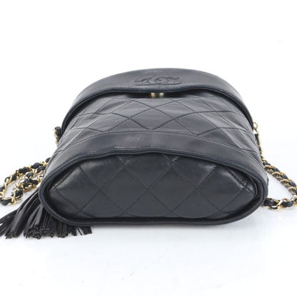 Chanel With Serial Seal Matelasse Vanity Lambskin Leather Shoulder Bag Crossbody