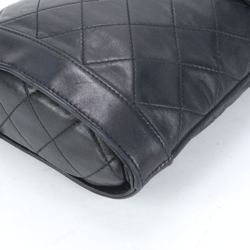 Chanel With Serial Seal Matelasse Vanity Lambskin Leather Shoulder Bag Crossbody