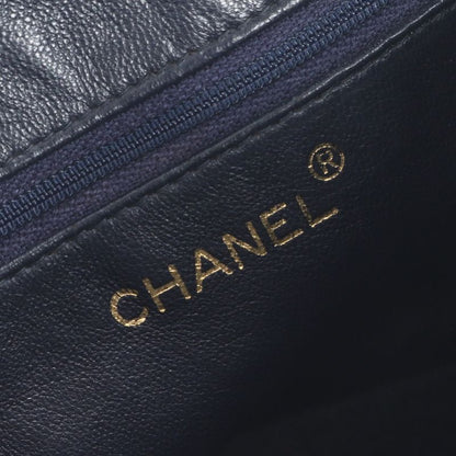 Chanel With Serial Seal Tassel Lambskin Leather Chain Shoulder Bag Crossbody