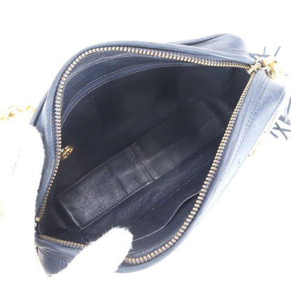 Chanel With Serial Seal Tassel Lambskin Leather Chain Shoulder Bag Crossbody