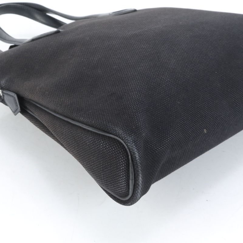 Hermes □I Mark Sac Ibou PM Leather Tote Bag Shoulder Hand Black Women's RRE