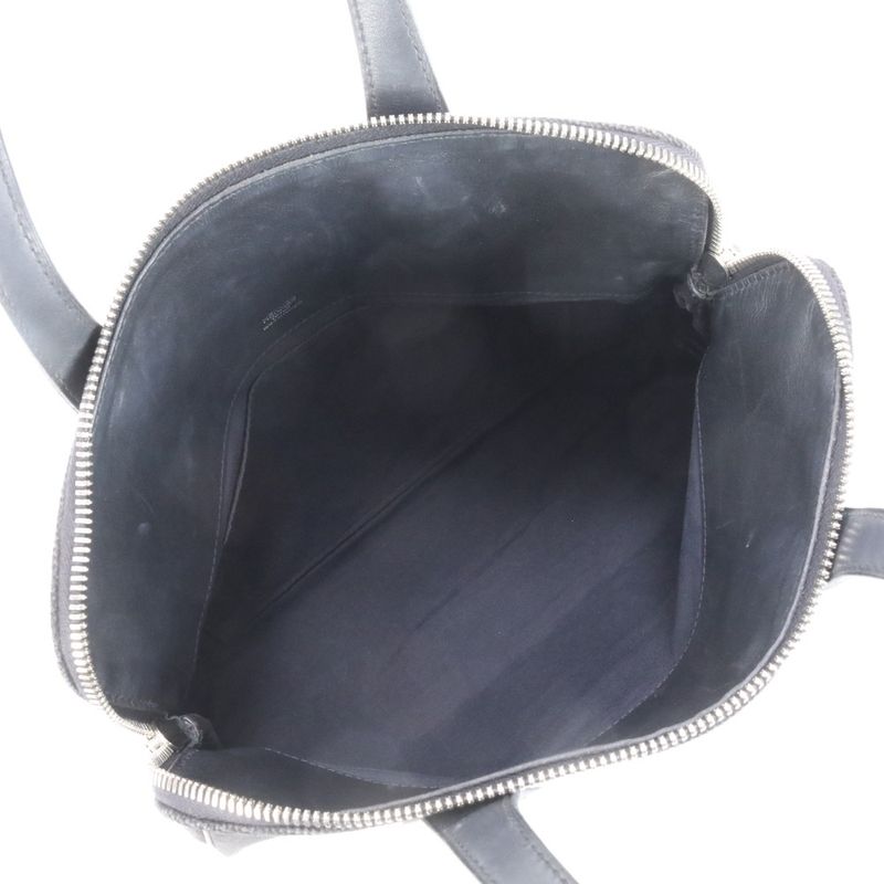 Hermes □I Mark Sac Ibou PM Leather Tote Bag Shoulder Hand Black Women's RRE