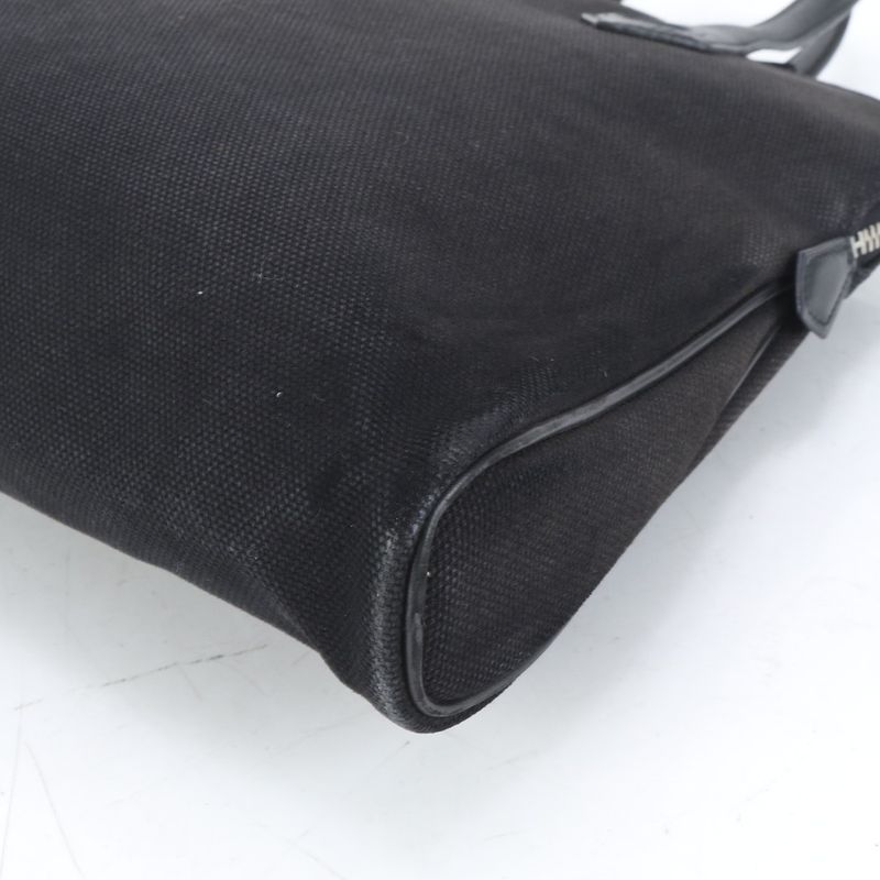 Hermes □I Mark Sac Ibou PM Leather Tote Bag Shoulder Hand Black Women's RRE