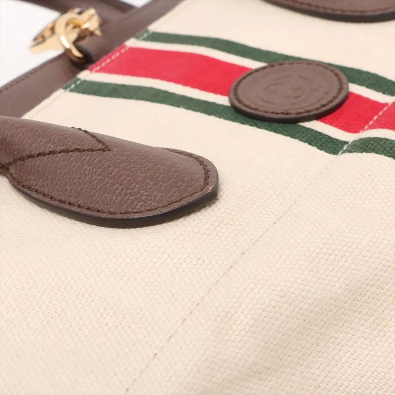 Gucci Sherry Line Fall Double Canvas 2WAY Tote Bag 657422 Shoulder A4 Men's MMM