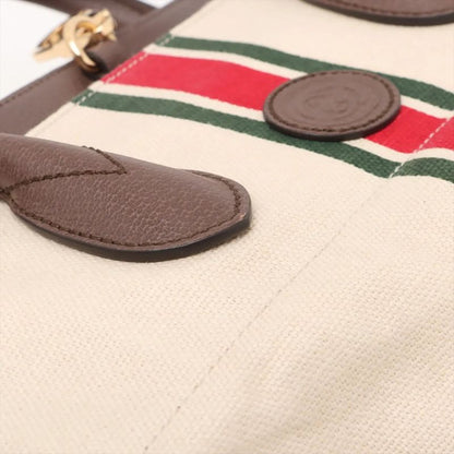 Gucci Sherry Line Fall Double Canvas 2WAY Tote Bag 657422 Shoulder A4 Men's MMM