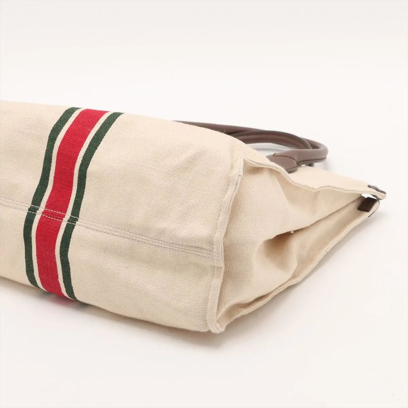 Gucci Sherry Line Fall Double Canvas 2WAY Tote Bag 657422 Shoulder A4 Men's MMM