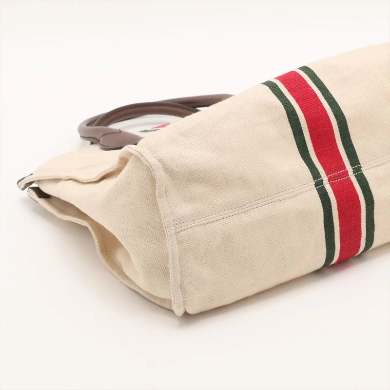 Gucci Sherry Line Fall Double Canvas 2WAY Tote Bag 657422 Shoulder A4 Men's MMM