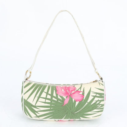 Celine Botanical Pattern Accessory Pouch Leather Shoulder Bag Shoulder One