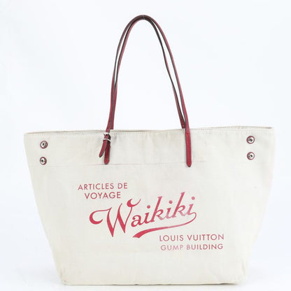 Louis Vuitton Waikiki Limited Cabas GM M48998 Leather Tote Bag Shoulder Hand A4