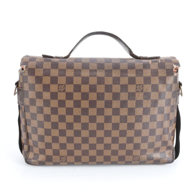 Louis Vuitton Damier Broadway N42270 Leather Business Bag Document Bag Briefcase