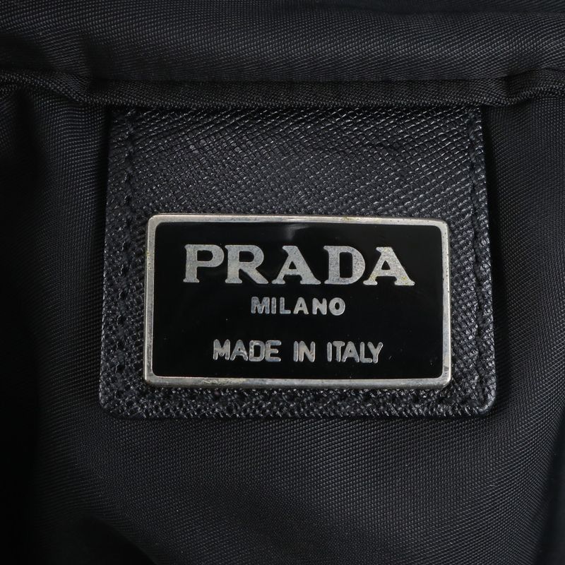 Prada Tessuto Nylon Triangle Logo Tote Bag Shoulder Business Commuter Document