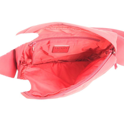 Prada Tessuto Nylon Prada Sport Leather Body Bag Body Waist Pouch Shoulder Tote