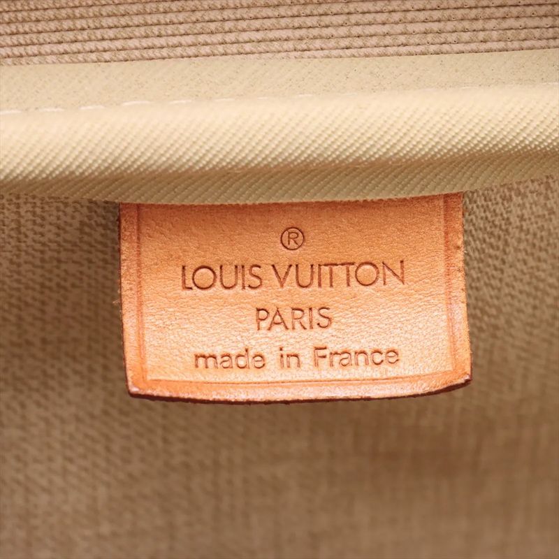 Louis Vuitton Monogram Deauville M47270 Leather Handbag Tote Genuine Leather