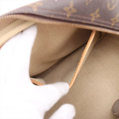 Louis Vuitton Monogram Deauville M47270 Leather Handbag Tote Genuine Leather