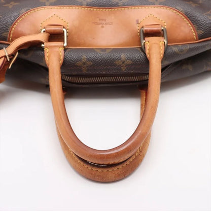 Louis Vuitton Monogram Deauville M47270 Leather Handbag Tote Genuine Leather