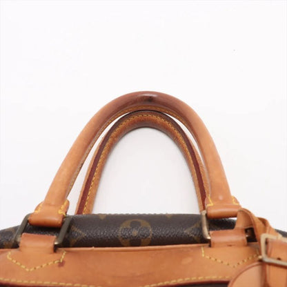 Louis Vuitton Monogram Deauville M47270 Leather Handbag Tote Genuine Leather