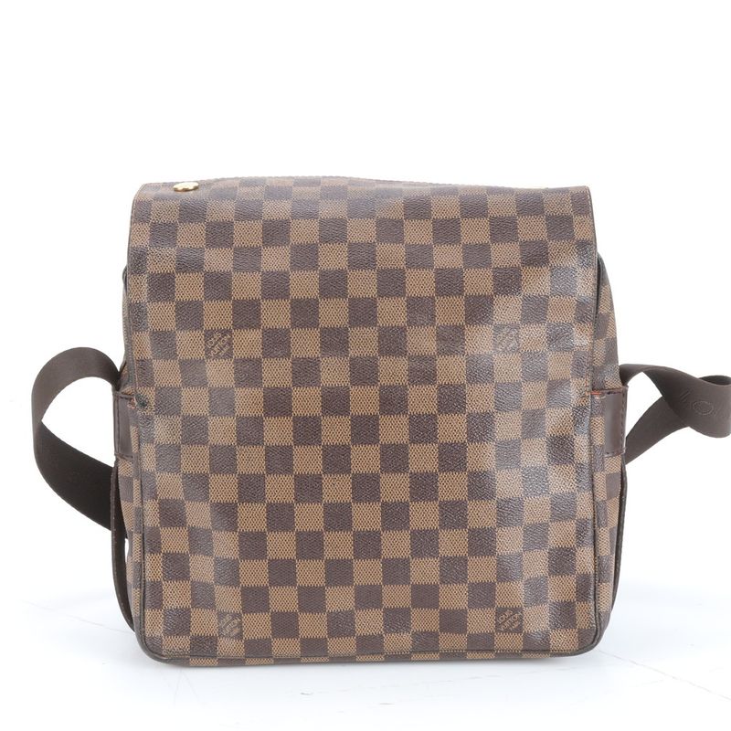 Louis Vuitton Damier Naviglio N45255 Leather Shoulder Bag Crossbody Messenger