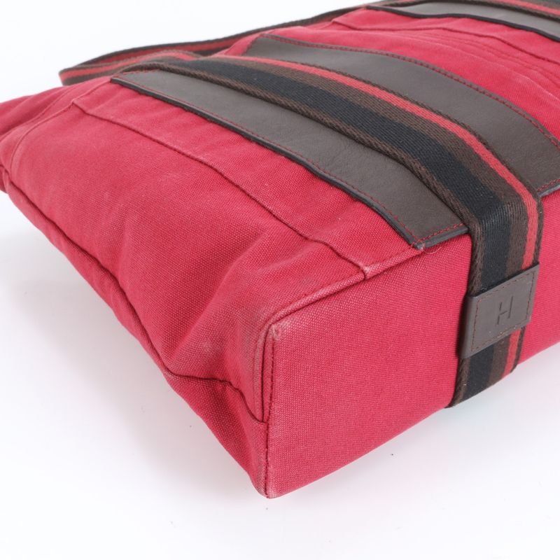 Hermes Troca Horizontal MM Leather Tote Bag Shoulder Hand A4 Ladies EUE Ct6-10