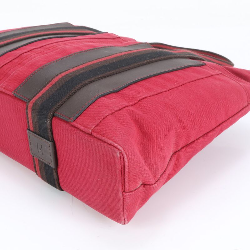 Hermes Troca Horizontal MM Leather Tote Bag Shoulder Hand A4 Ladies EUE Ct6-10