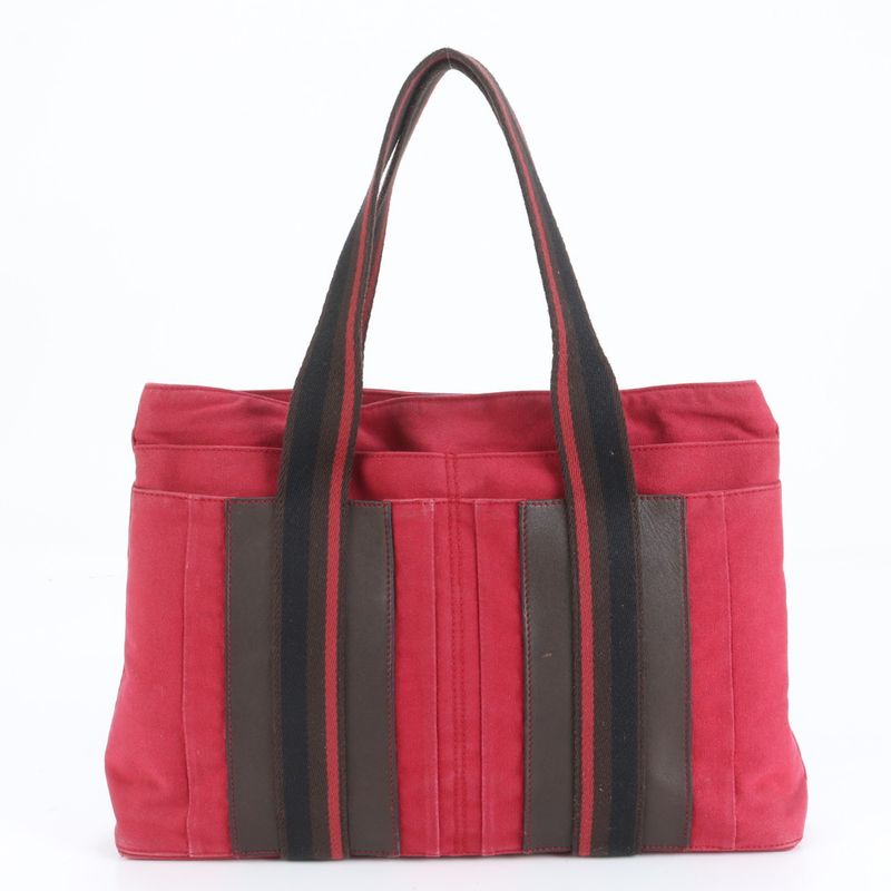 Hermes Troca Horizontal MM Leather Tote Bag Shoulder Hand A4 Ladies EUE Ct6-10